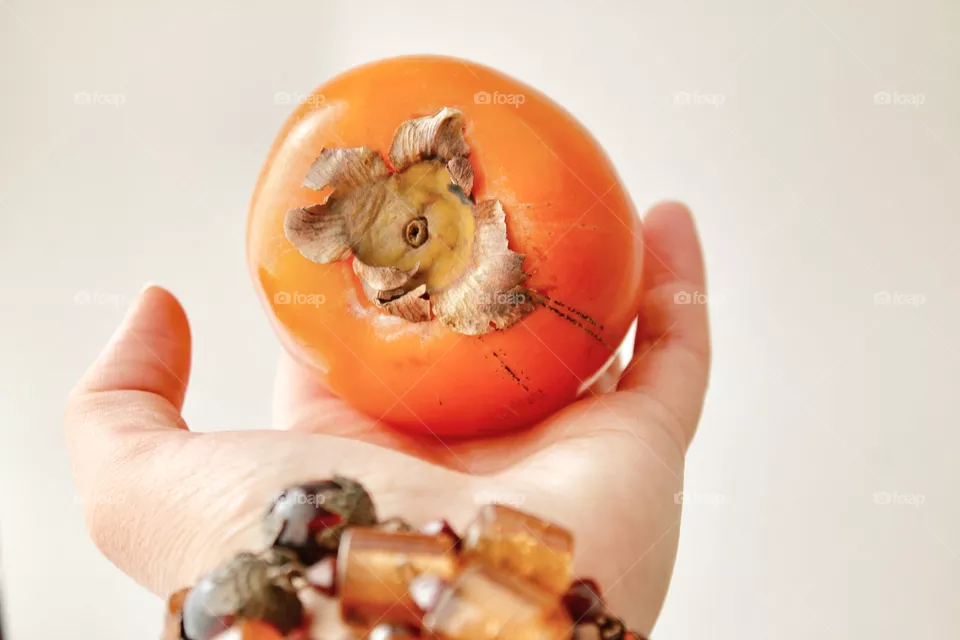 Kaki fruit 