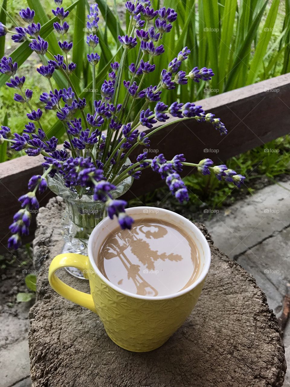 Sometimes all you need is a cup of coffee and flowers to feel better!
