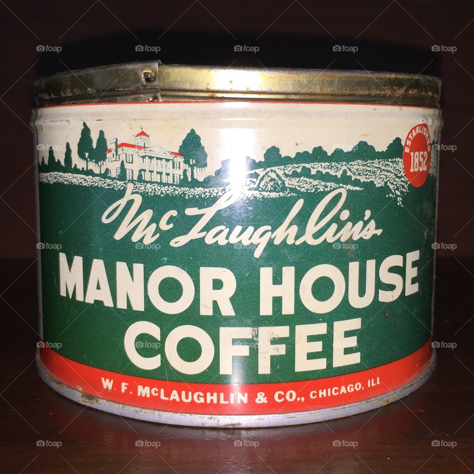 Manor house coffee can.