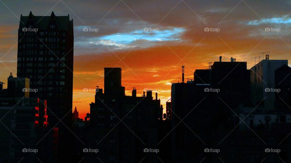 Sunset in Harlem