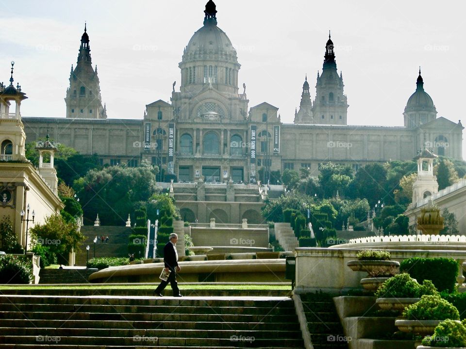 The National Art Museum of Catalonia in Barcelona, Spain