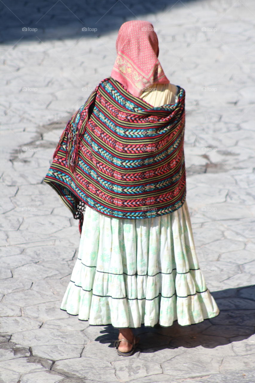 Mujer Raramuri en Creel Chihuahua