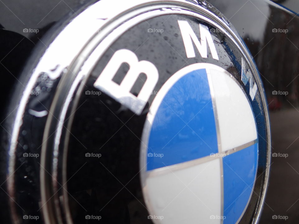 BMW logo on the boot