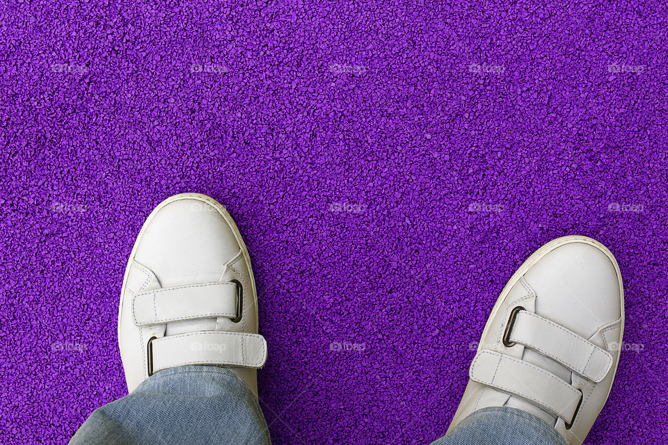 From where I stand ... violet