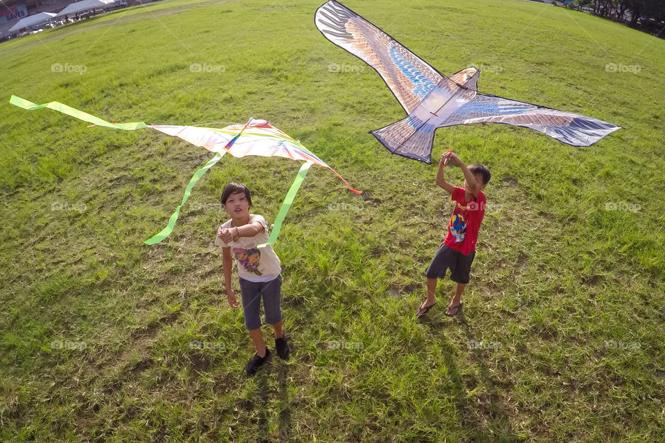 Kite flying