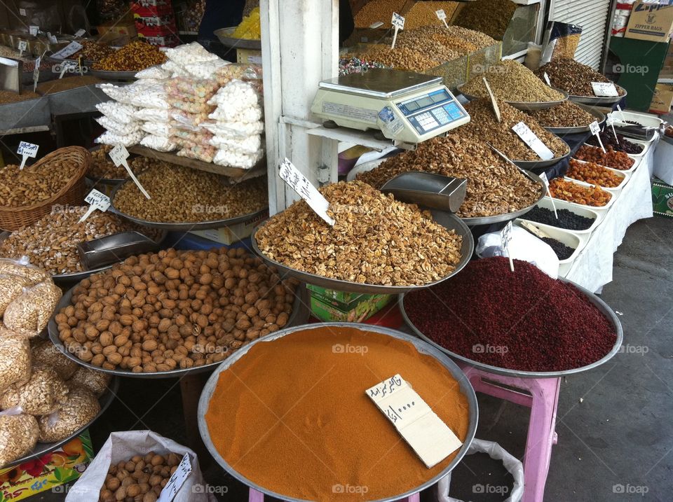 Market, Stall, Bazaar, Sale, Food