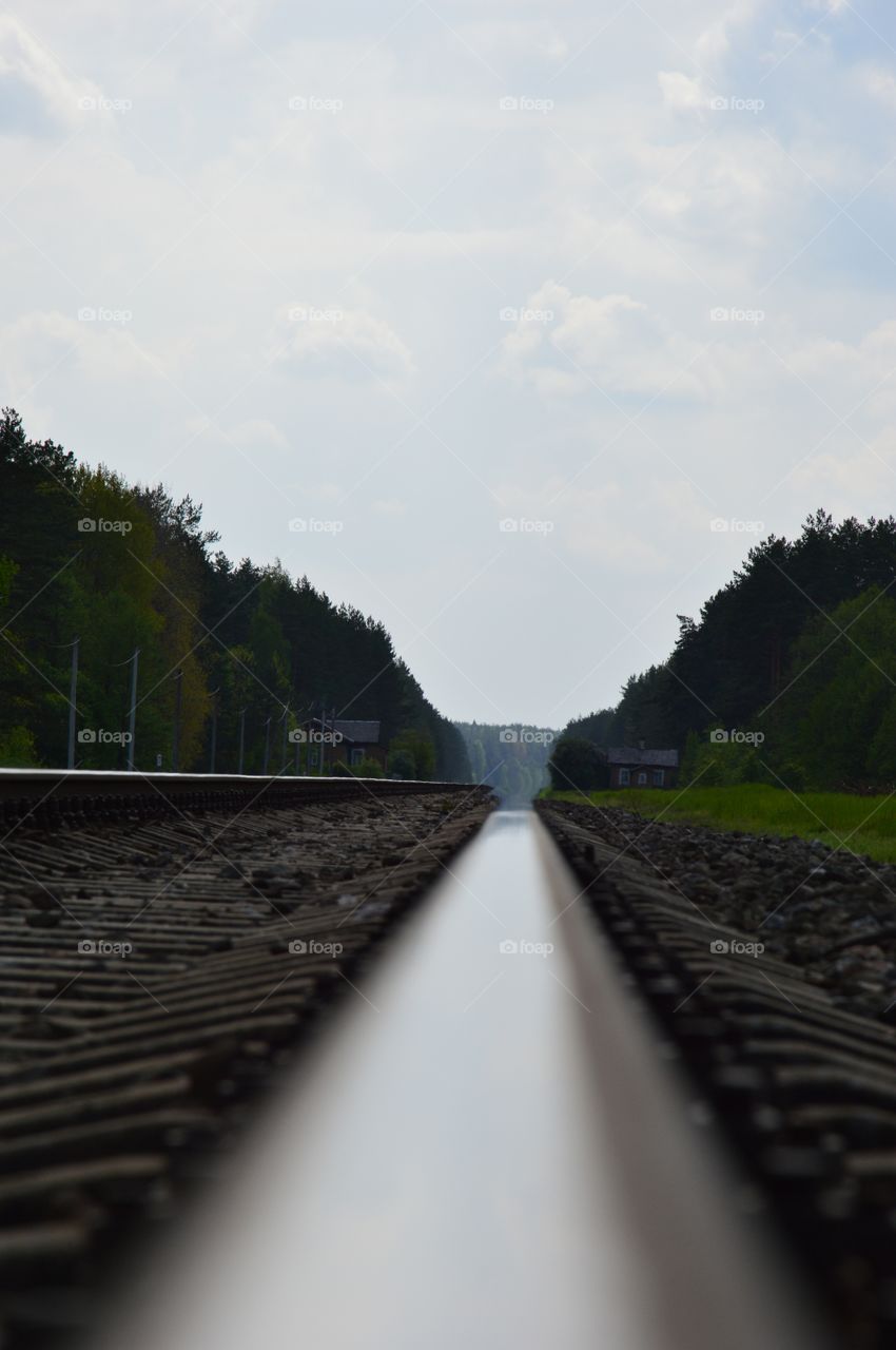 railroad in country