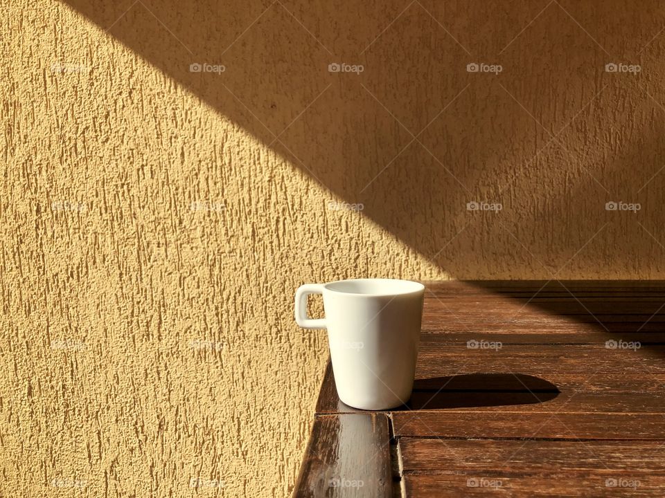 Cup in the sunlight