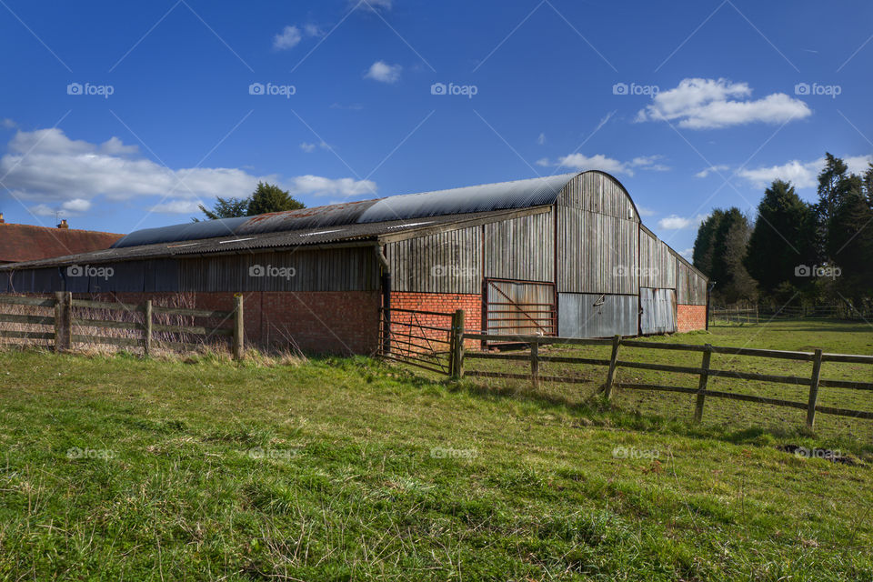 Barn, Farm, Fence, Agriculture, No Person