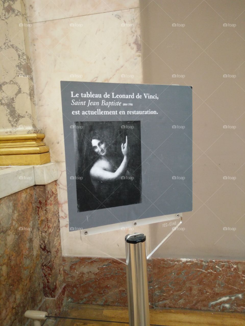 Leanardo da Vinci's unfinished work