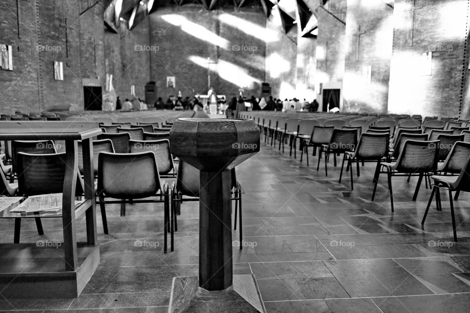 Interior view of a church