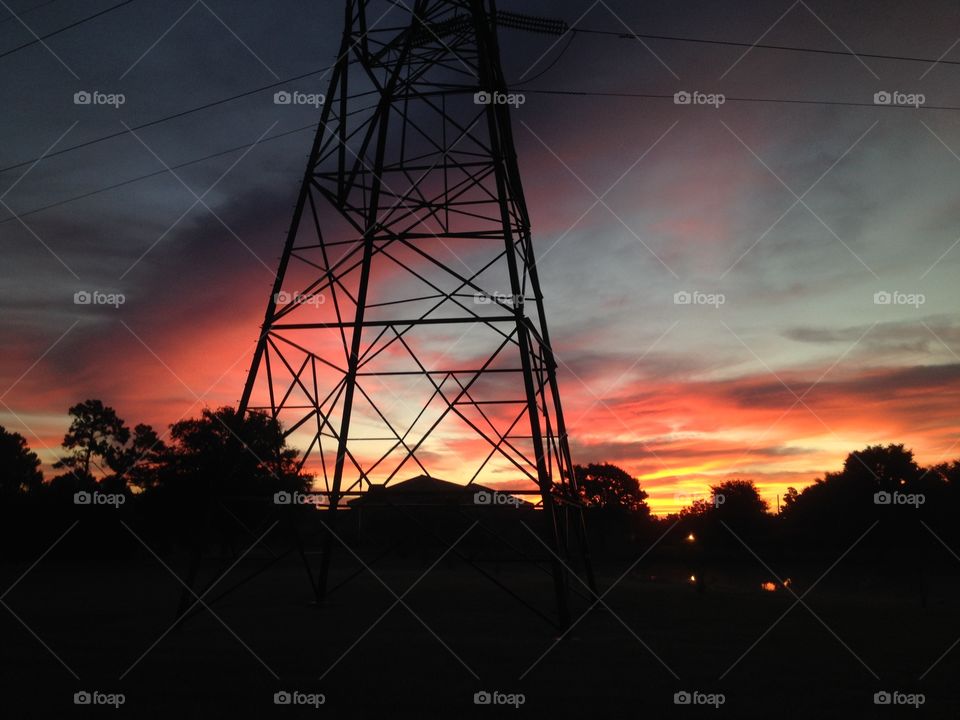 Energy, No Person, Sunset, Sky, Electricity