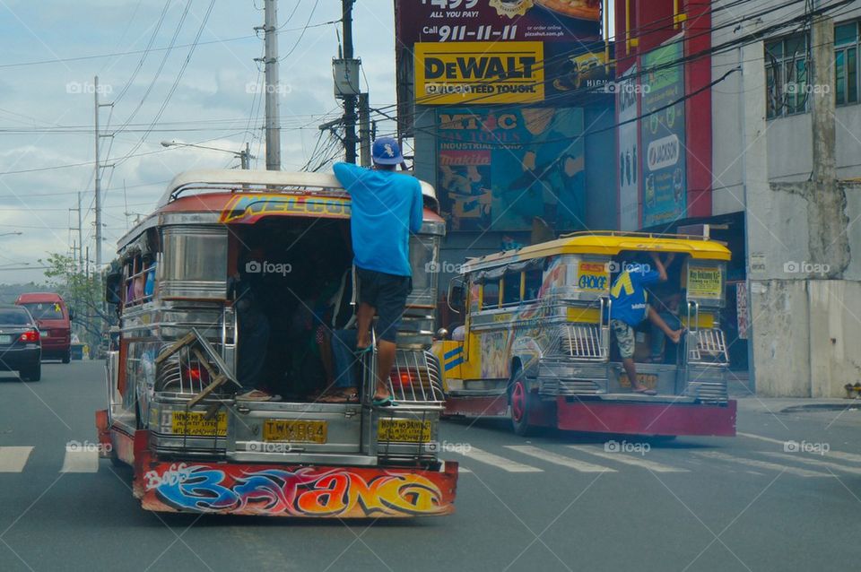 Jeepney passenger