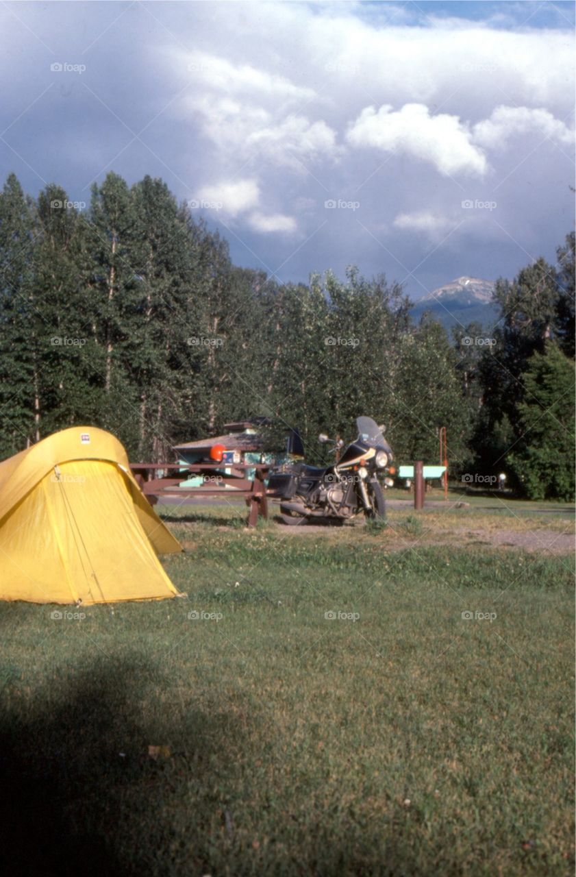 Terrace, BC campground. camping at Terrace, BC on the way to Alaska
