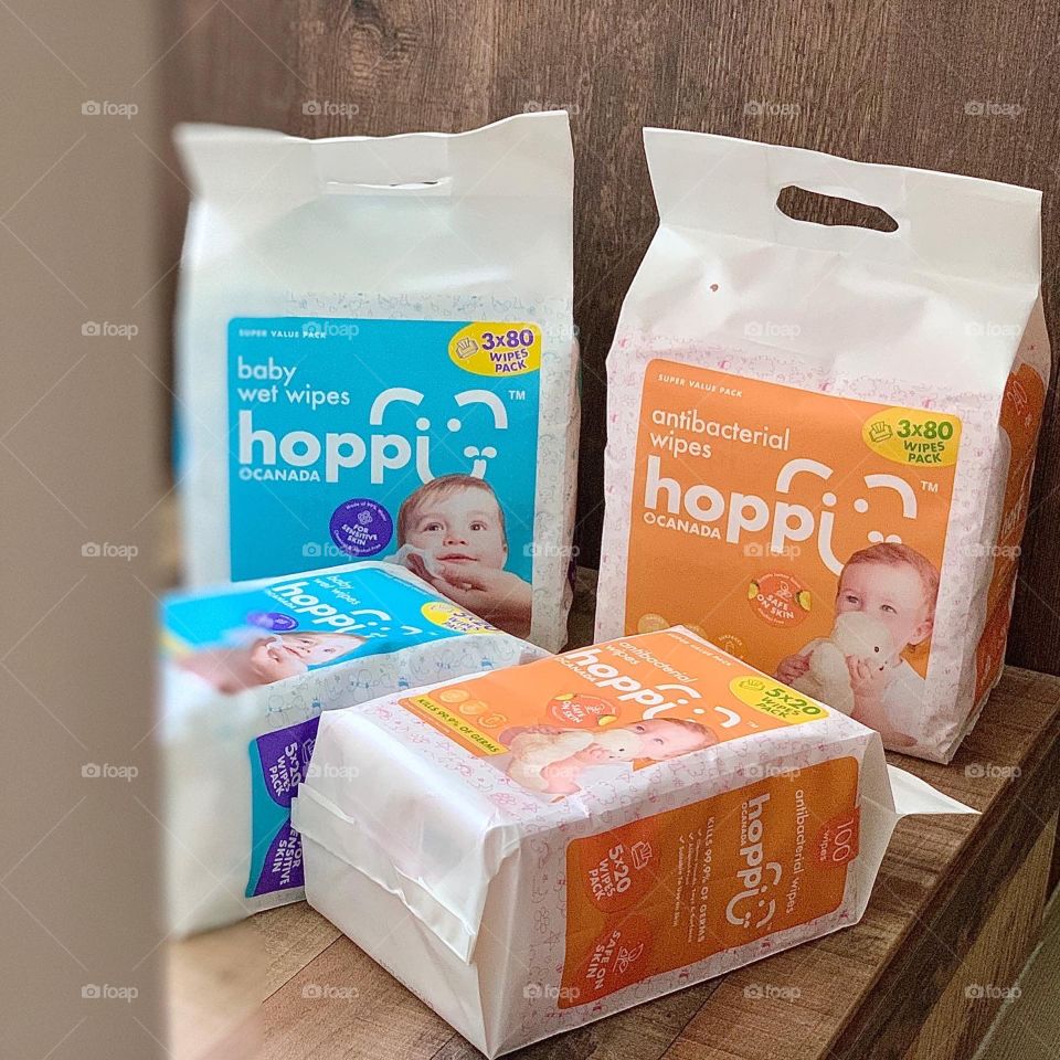 Hoppi wet wipes