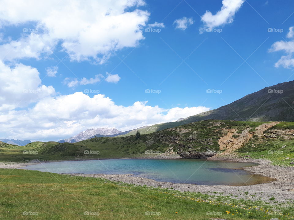 Lago blu Foscagno Livigno
