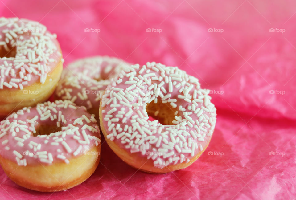 Pink Doughnuts