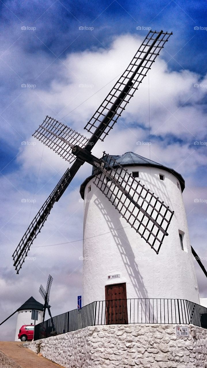 Don Quixote's windmill. taken at campo de criptana Spain 