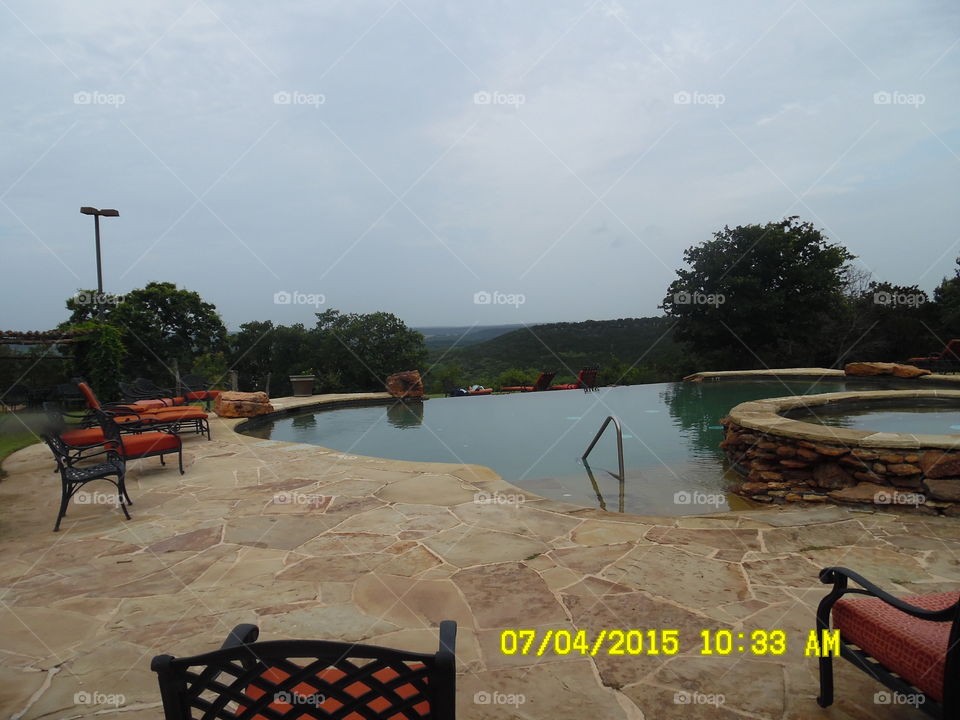 great pool site. This is a picture of the swimming 🏊 pool at the wildcatter ranch hotel 🏩 located east of Graham Texas