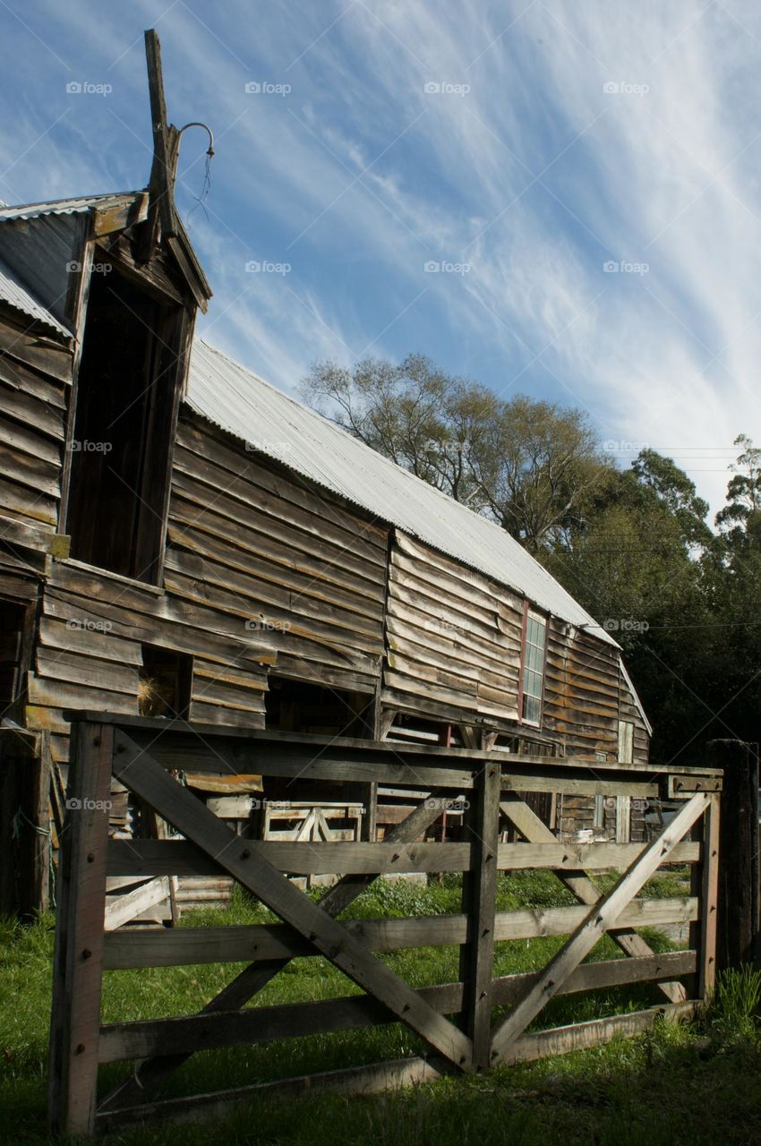 Old farm sheds