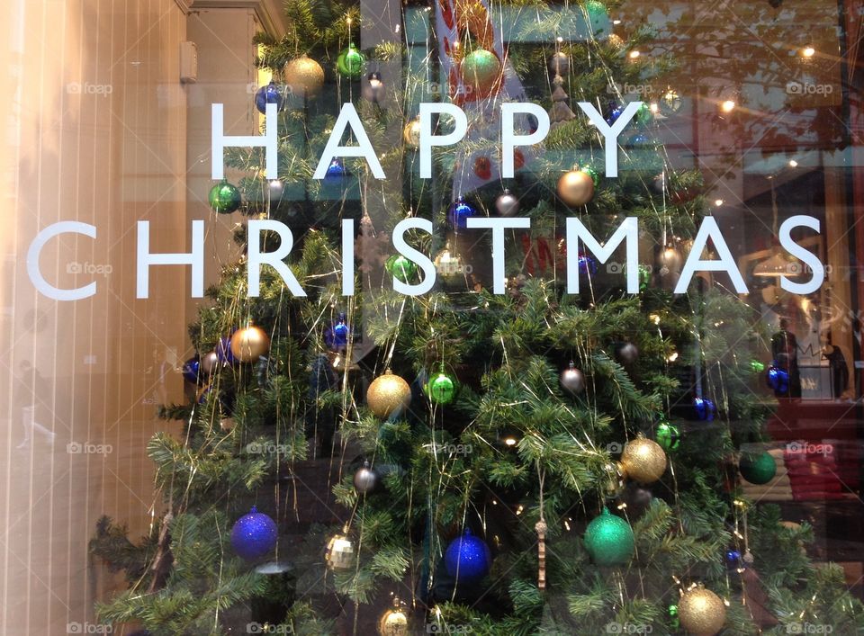 christmas shop front