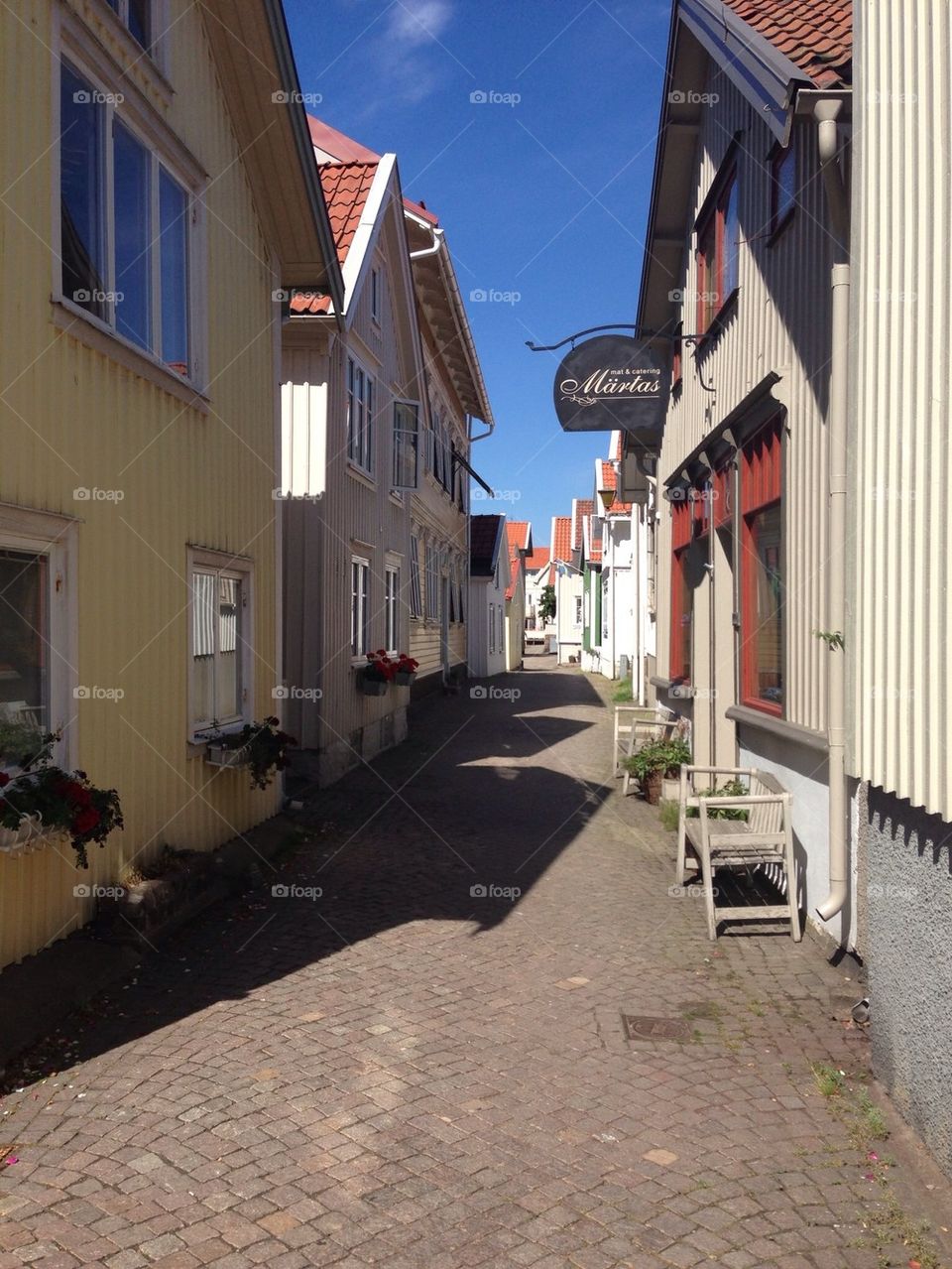 Old town in Lysekil