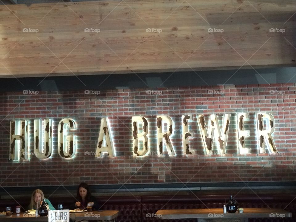 Brewer love. Hug a brewer