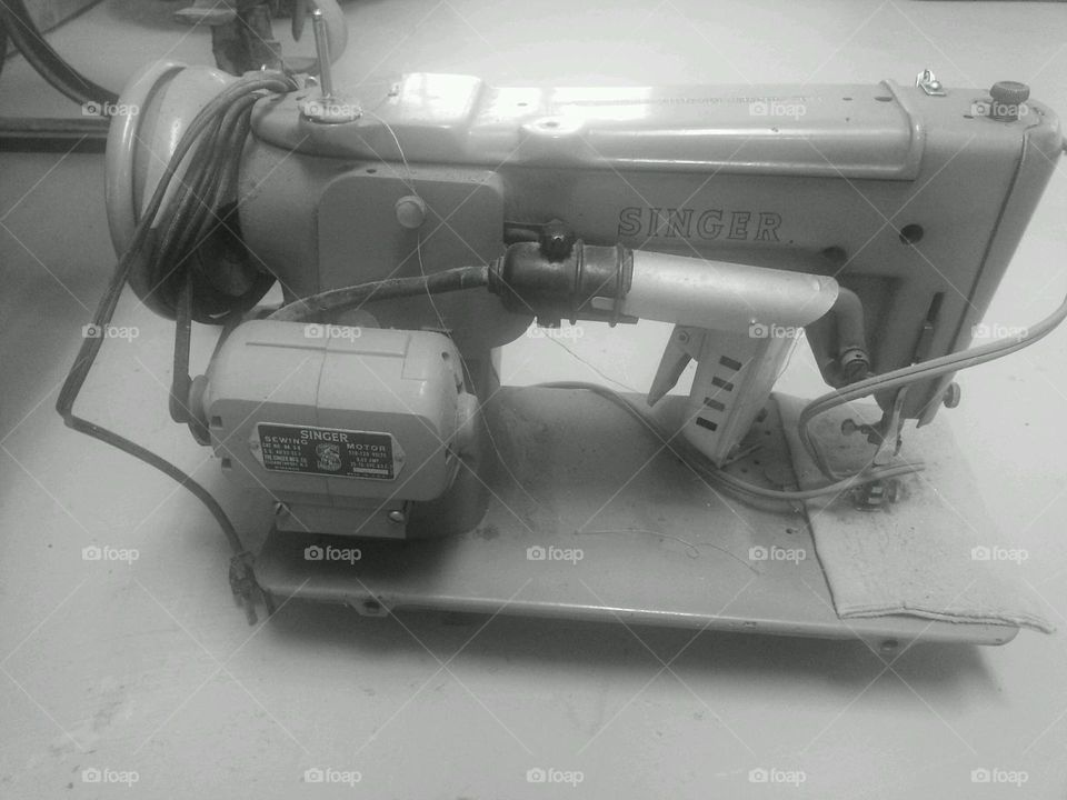 Antique sewing machine