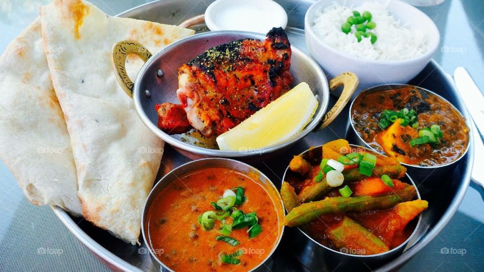 Close-up of delicious food in plate