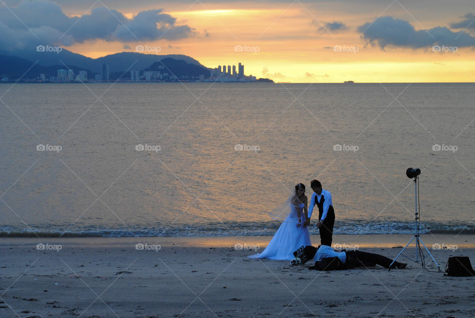 Capture great momen on sunset