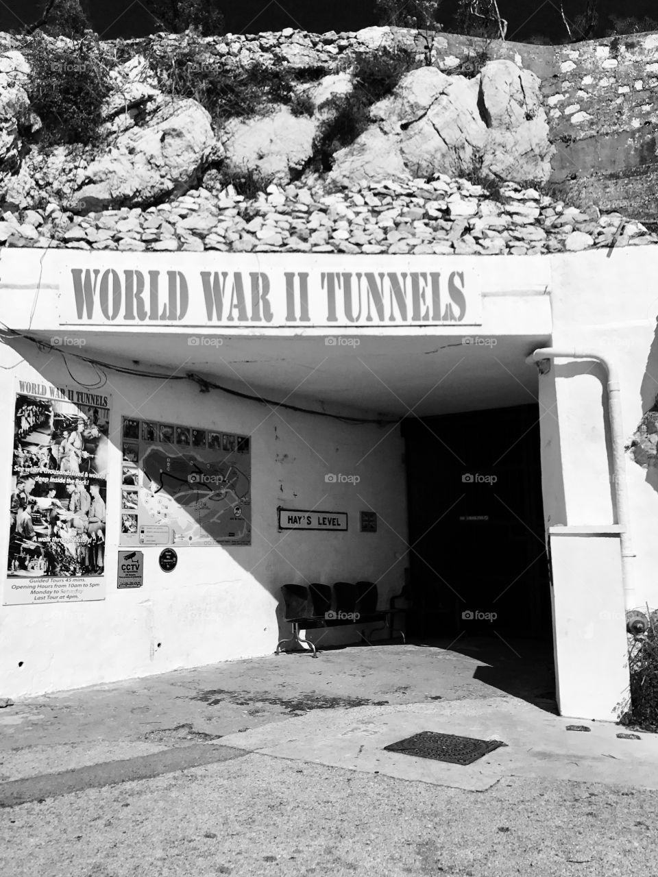 Gibraltar history, World War II tunnels