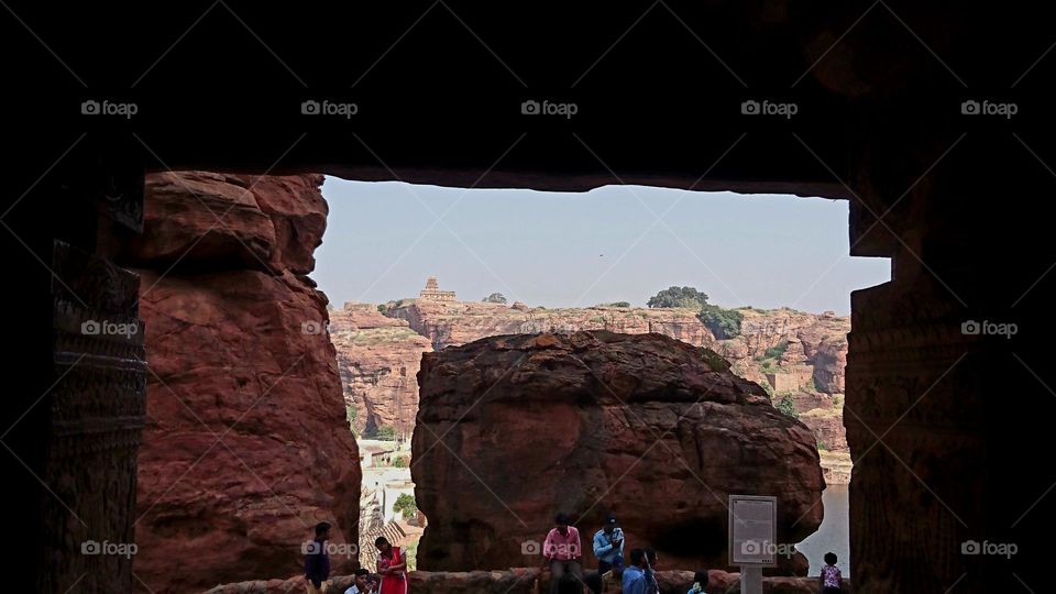 Badami  - Rock cut complex