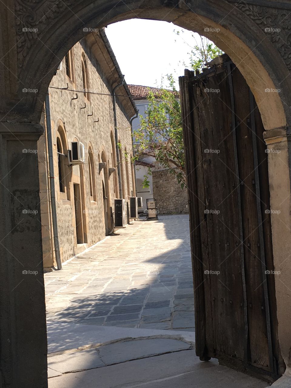 Entrance to the old house