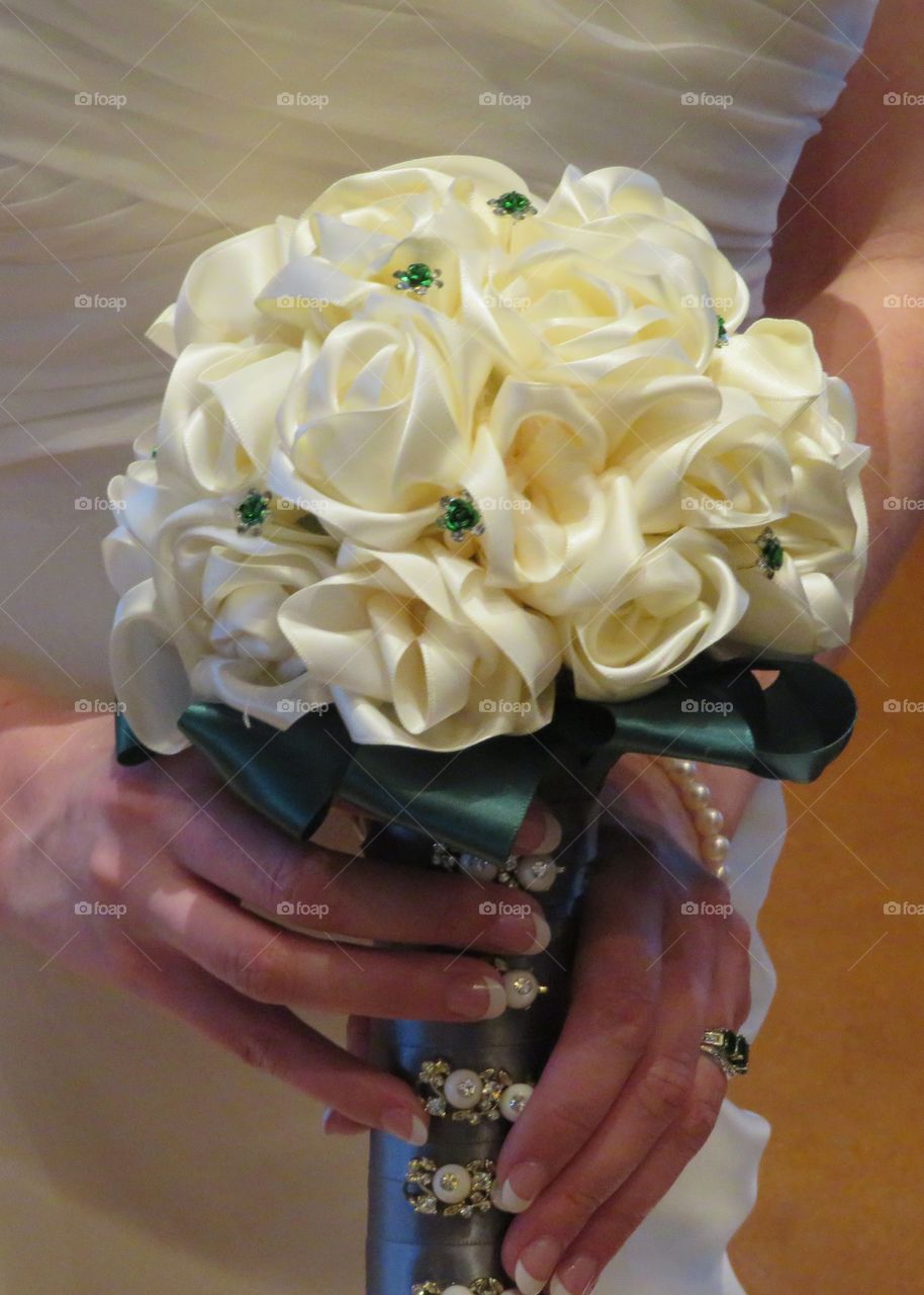 Bridal Ribbon Bouquet