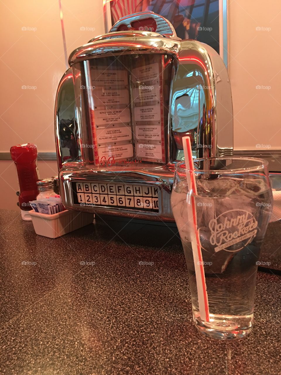 Johnny Rockets Sitting at the Counter