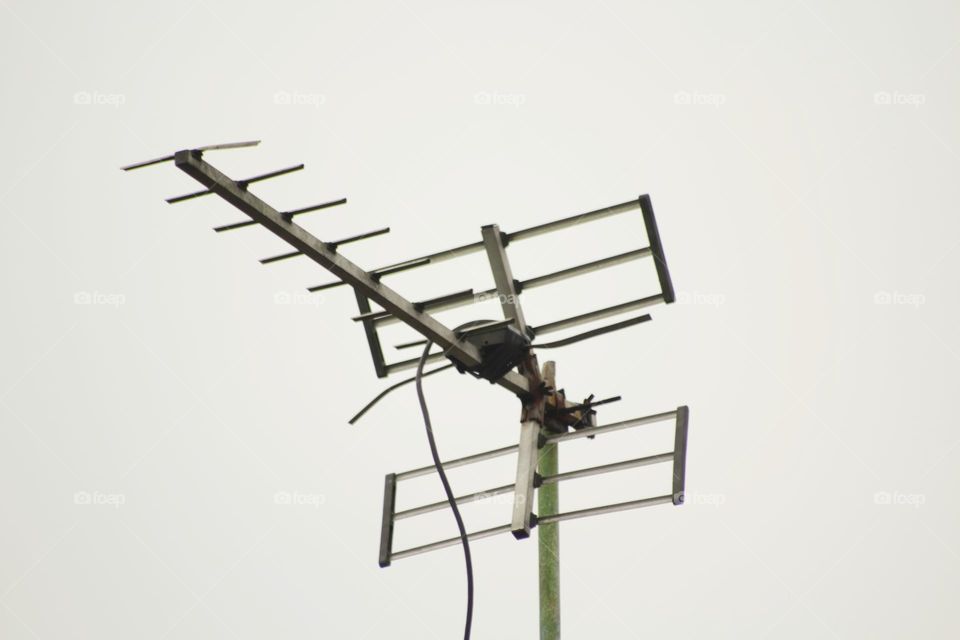 Television antenna.