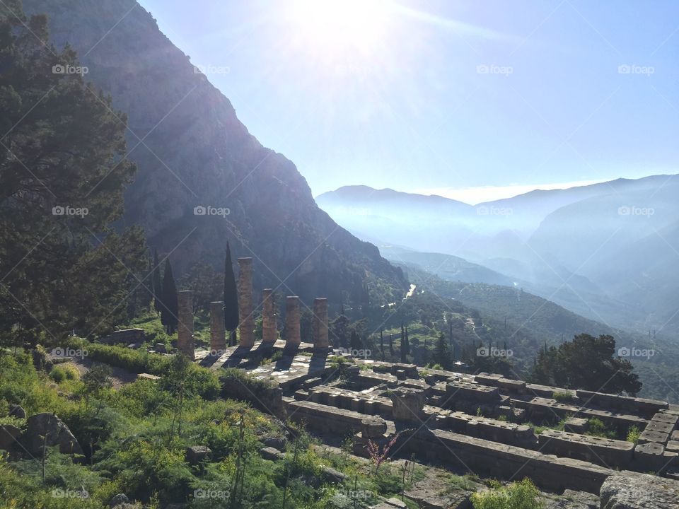 This is what represents me: my passions are animals, art, photography, music, travelling and nature. 
This photo of ancient ruins was taken in Athens, Greece.