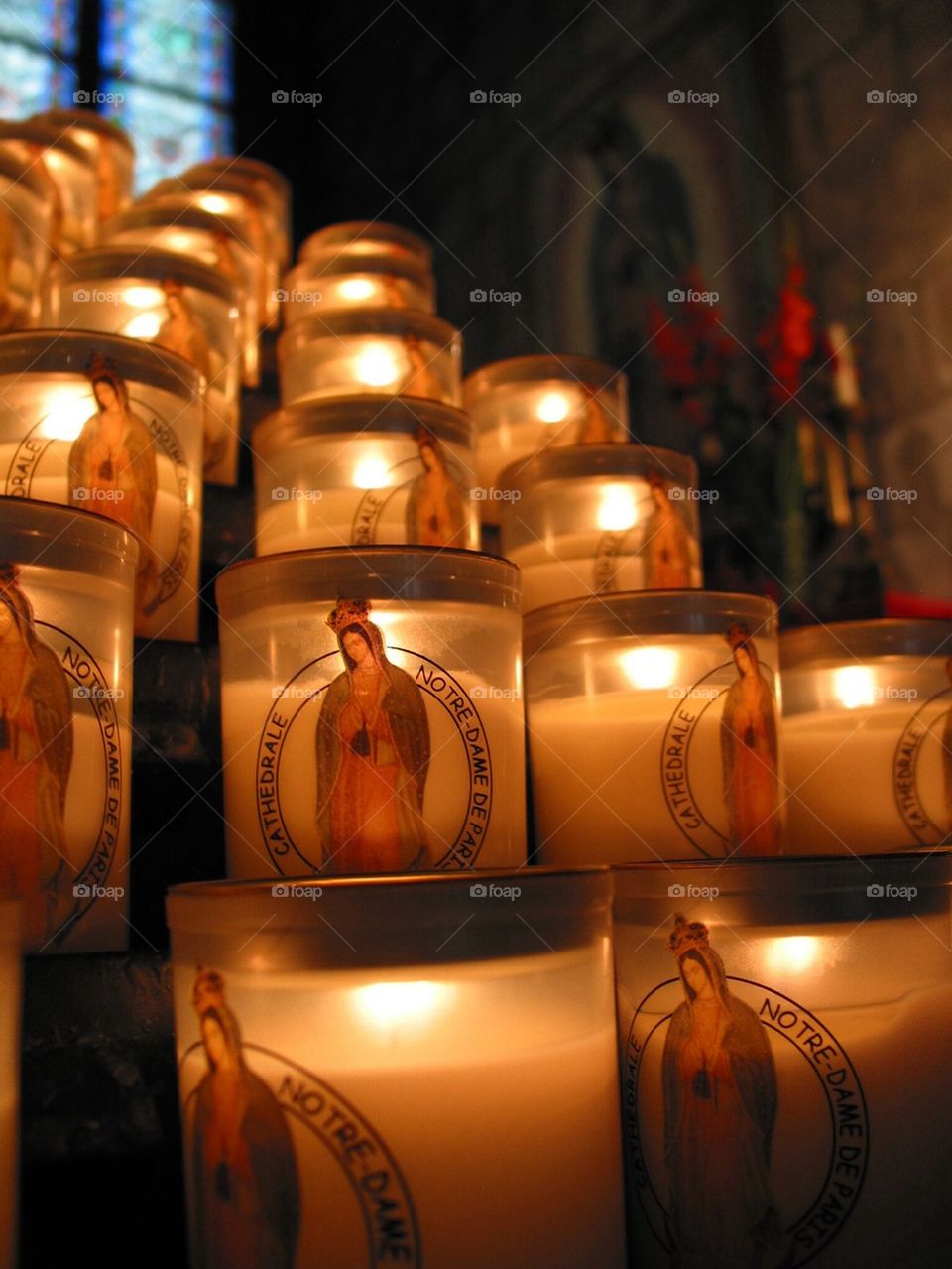 Norte dame candles