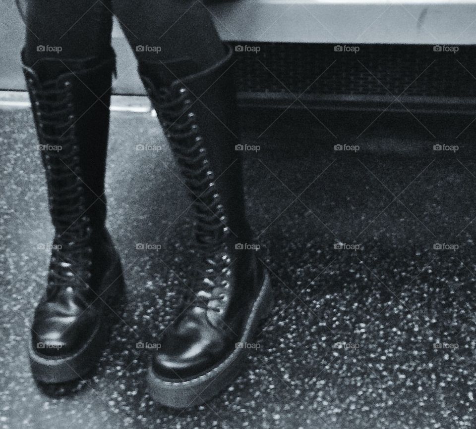 Boots on the train