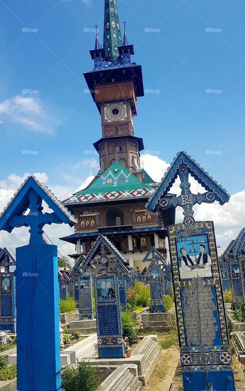 the happy cemetery, Săpânta, Romania