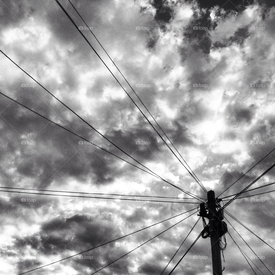sky photography clouds blackandwhite by danyboxd
