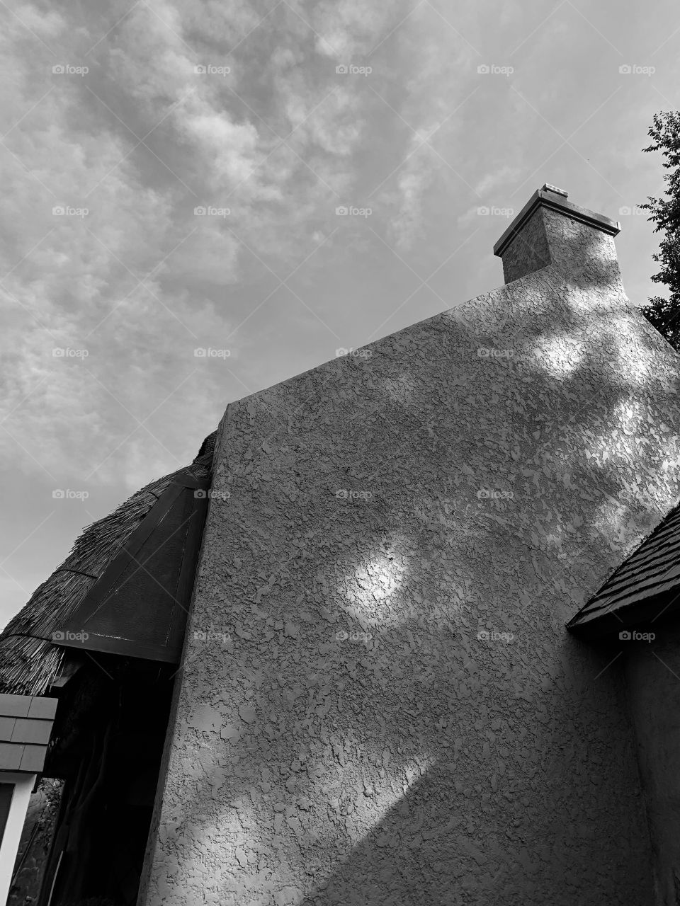 Thatch and stone