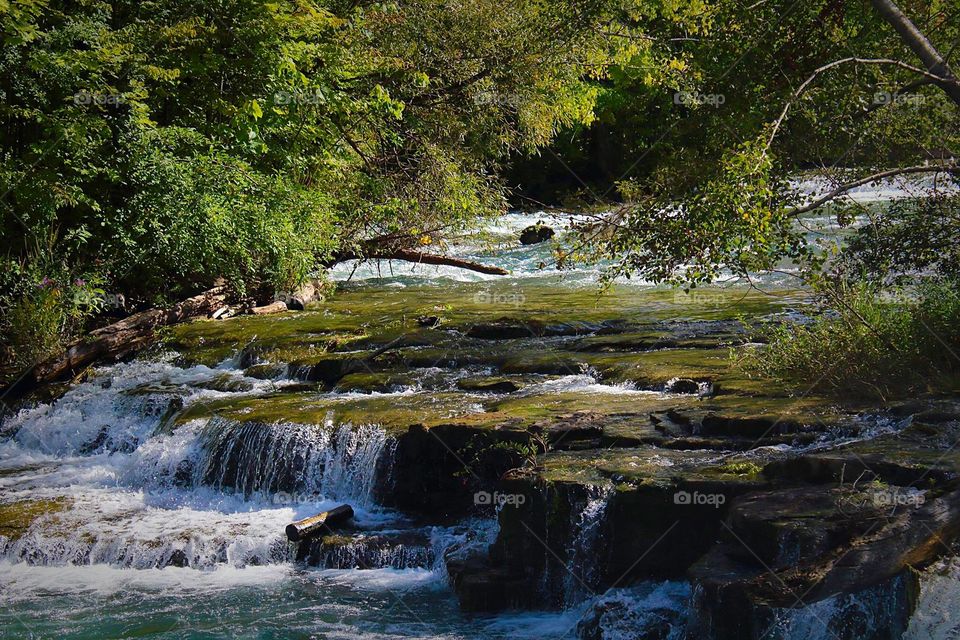 Before the Bridal Veil Falls at Niagara Falls