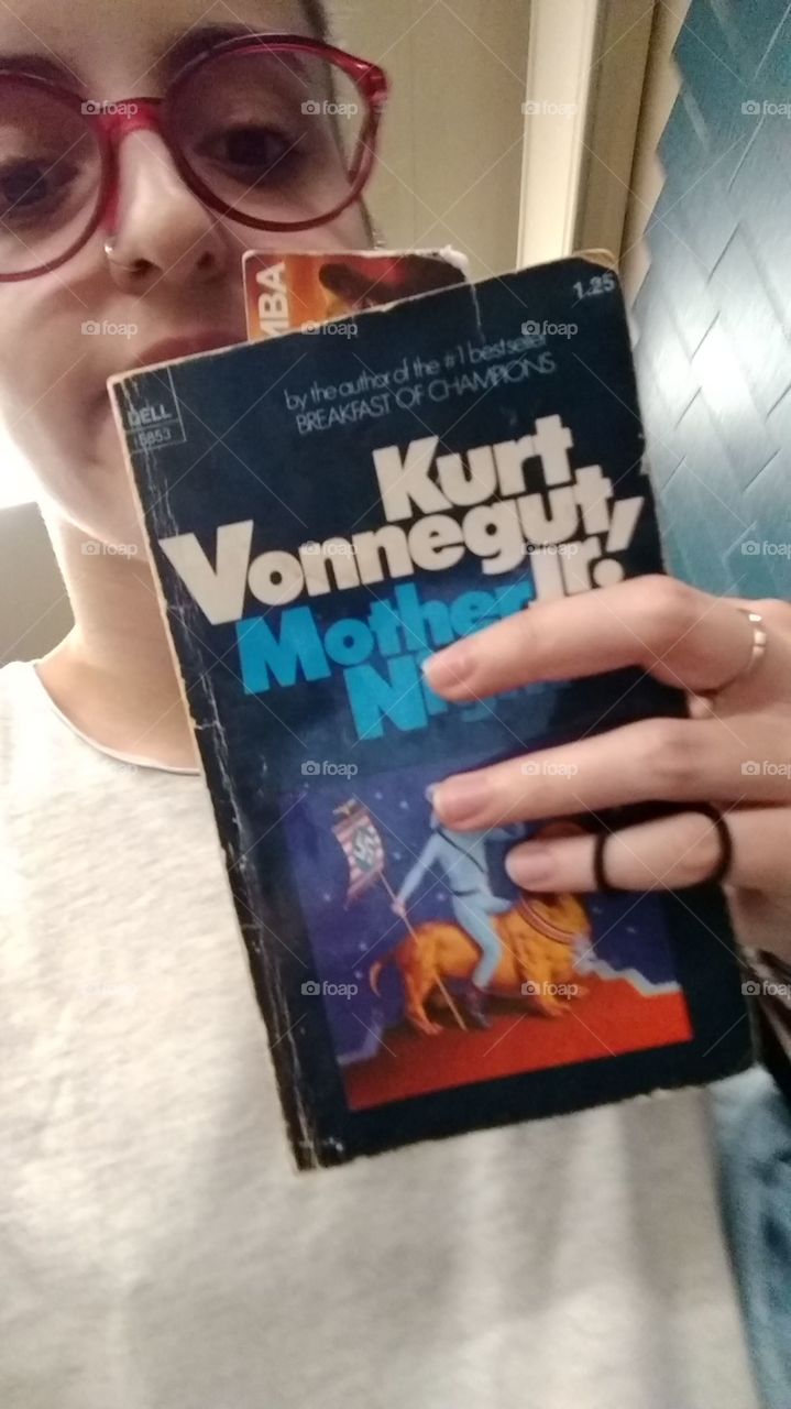 Favorite novel so far. Mother Night by Kurt Vonnegut