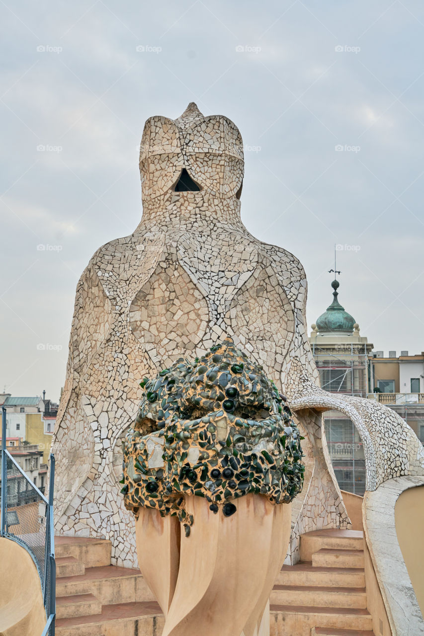 Casa Mila. Chimneys