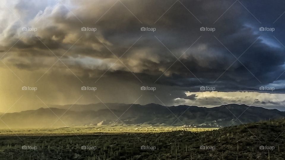 Mountain Valley Cloudscape 