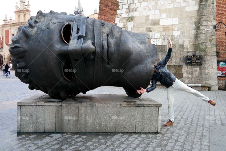 Having fun in Krakow 