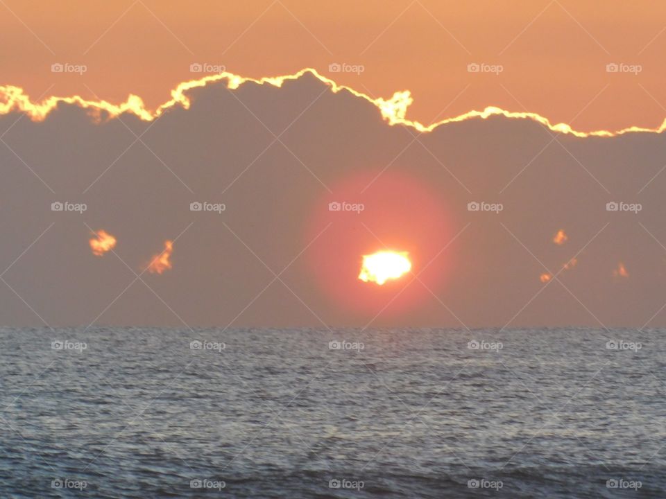 sunrise on the beach th