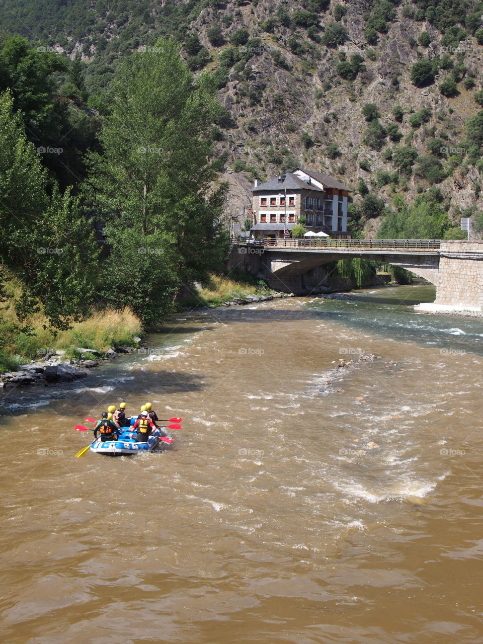 River rafting in Catalonia