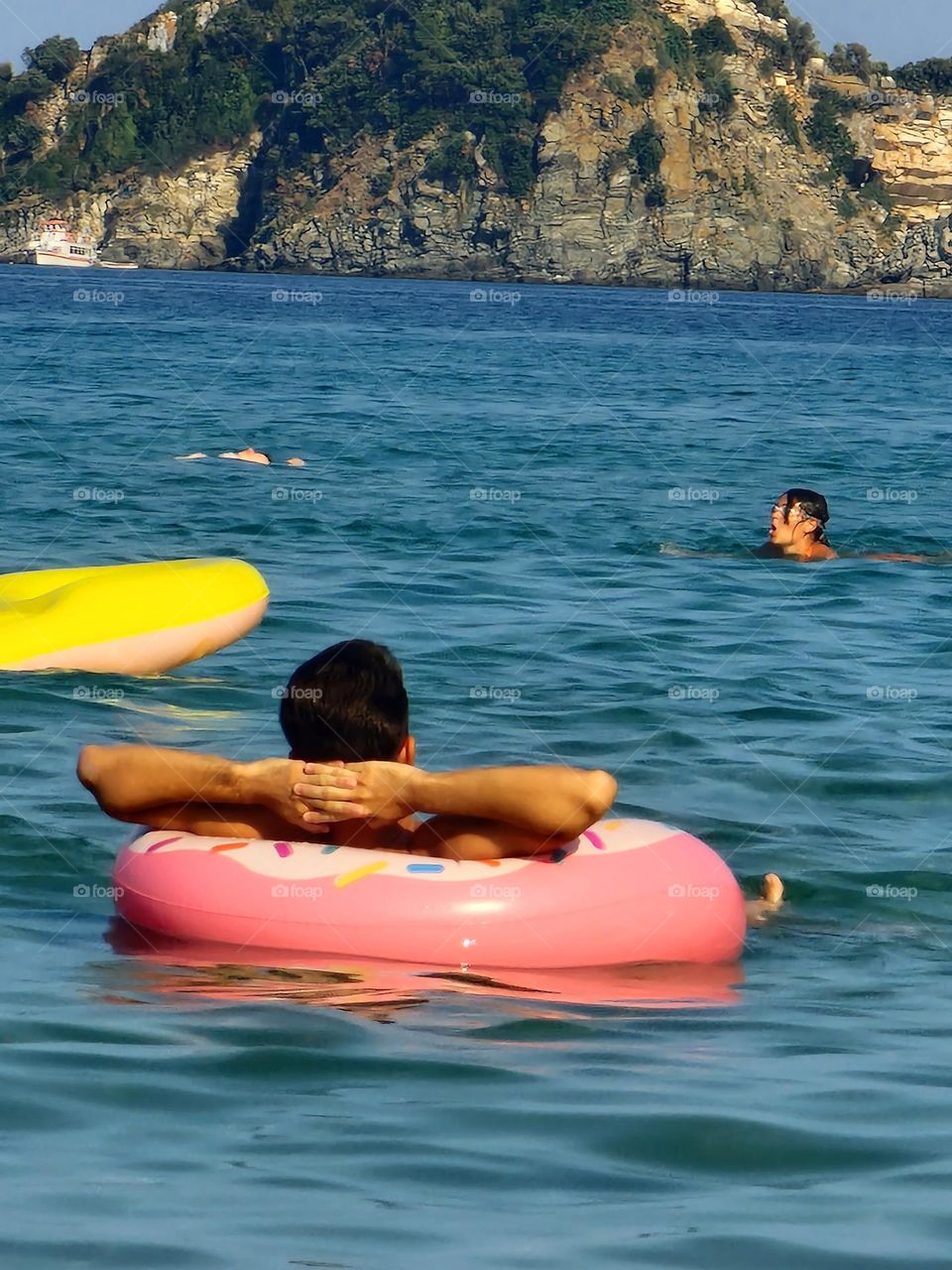 relaxation on the water